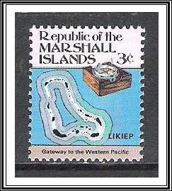 Marshall Islands #36 Maps MNH