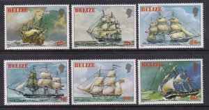 Belize 609-614 Sailing Ships MNH VF