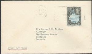 BERMUDA 1941 GVI 2½d on FDC................................................42487