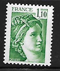 FRANCE, 1663, MNH, SABINE, AFTER DAVID