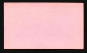 Dominican Republic 1890s UPU Pink Card Unused / 2c - Z14804