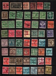 United States 55 precancels used