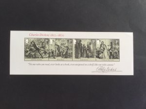 MS 3336 . GB mint minisheet. 2012.  Charles Dickens UMM