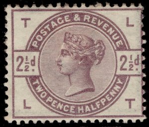 GB QV SG190, 2½d lilac, M MINT. Cat £95. LT