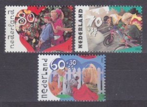 1991 Netherlands 1423-1425 For Children in Free Time 3,00 €