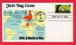 #2559 World War 2 - Seldom Seen RJW CACHET
