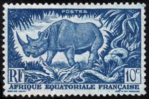 French Equatorial Africa - Scott 166 - Mint-No-Gum