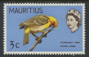 Mauritius SG 371 Scott #328 Birds 1968 Mint Never Hinged see details 