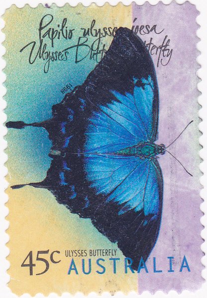 Australia - 1998 Aust. Butterflies - Ulysses- 45c used