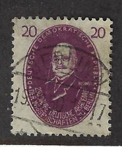 Germany DDR SC #65 Used F-VF SCV$45.00...Worth a Close Look!!