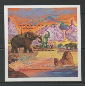 Thematic Stamps Animals - TANZANIA 1991 ELEPHANT MS1081 mint