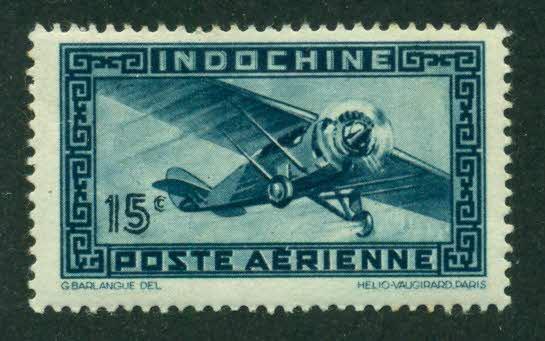 Indo-China 1924 # C18D MH SCV(2014) = $0.40