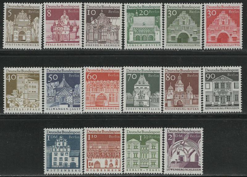 Germany Berlin Scott # 9N235 - 9N250, mint nh, cpl set