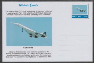 MAYLING, Fantasy - Concorde - Postal Stationery Card...