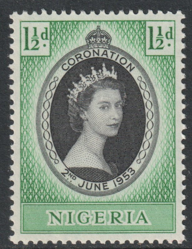 Nigeria Scott 79 - SG68, 1953 Coronation 1.1/2d MH*