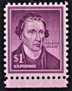 US 1052 MNH VF $1 Patrick Henry