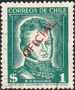 Chile #O69 Used