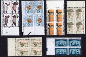 Scott #2141a-2142-2147-2152-2153-2154 War Veterans Plate Block of 4 Stamps - MNH