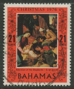 STAMP STATION PERTH Bahamas #395 Christmas 1976 Used