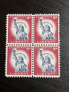 US SC# 1044a MH Block of Four