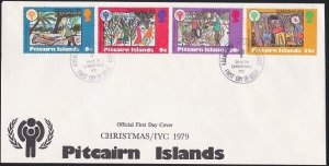 PITCAIRN IS 1979 Christmas set on FDC......................................B2361