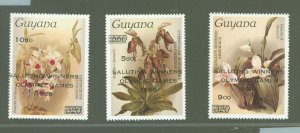 Guyana #1998-2000 Mint (NH) Single (Complete Set) (Flora)