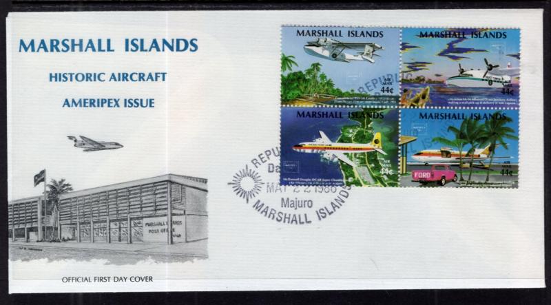 Marshall Islands C6a Airplanes U/A FDC