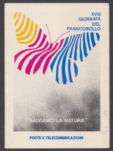 ITALY - 1976 STAMP DAY - FOLDER ( 3-STAMPS MINT NH)