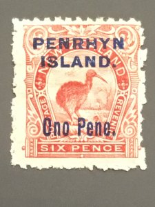 Penrhyn Is. 11 F-VF MH. Scott $ 17.50