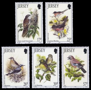 Jersey 1993 Birds Scott #646-650 Mint Never Hinged