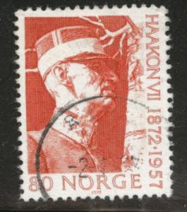 Norway Scott 590 used 1972 stamp