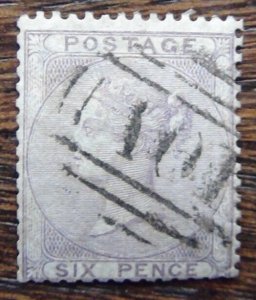 Great Britain 1857 6d Used