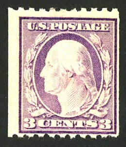 U.S. #489 MINT OG NH THIN