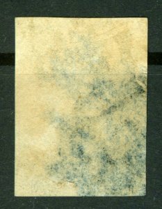 Victoria, 1850, Victoria, blue, 3 p. , Scott #1,  USED