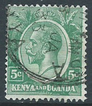 Kenya, Uganda & Tanganyika, Sc #20, 5c Used