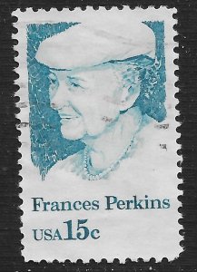 US #1821 15c Frances Perkins