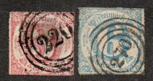 Thurn & Taxis 57-58 Used (Southern Dist.)