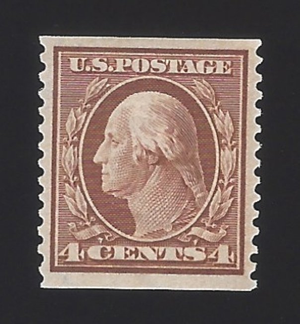 US #354 1909 Orange Brown Wmk 191 Perf 12 Vert MNH VF Scv $425
