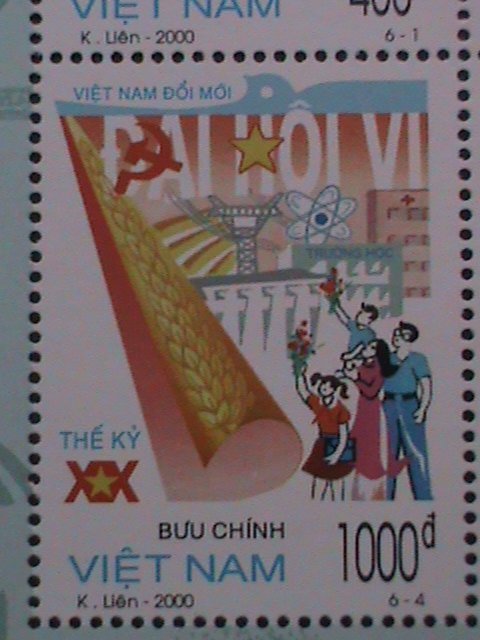 ​VIETNAM 2000-SC#2939 VIETNAM IN THE 20TH CENTURY-MNH  MINI SHEETVERY FINE