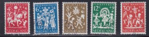 Netherlands # B358-362, Holiday Folklore, Used, 1/3 Cat.