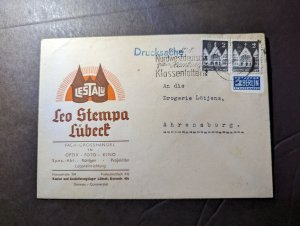 1946 Germany DDR Cover Rontgen to Ahrensburg