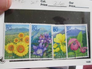 Japan #Z669-672 used set 2024 SCV = $3.60