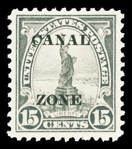 Canal Zone Scott 78 1924 15c Liberty Mint VF OG HR Cat $45