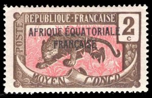 MOMEN: FRENCH COLONIES TCHAD CHAD SC #20A TCHAD OMITTED MINT OG H LOT #65913