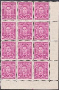 AUSTRALIA GVI 1/4d SG755 block of 12 MNH.....................................762