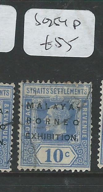 MALAYA STRAITS SETTLEMENTS (P2907B) MBE  10C  SG254  VFU