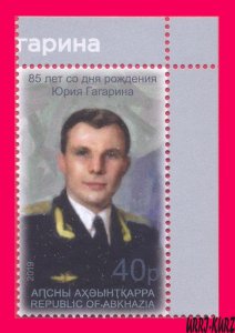 ABKHAZIA 2019 Space Famous People First Cosmonaut Astronaut Yuri Gagarin 1v MNH