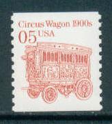 2452B 5c Circus Wagon Fine MNH