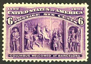 U.S. #235 MINT OG LH