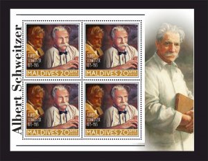 Stamps. Albert Schweitzer 2023 year 8 sheets perforated NEW
